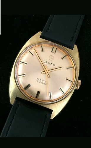 Orologio Vintage Lanco Naval NOS (nuovo) Car.Man.Ref. 2026 Plaquè G10 | eBay
