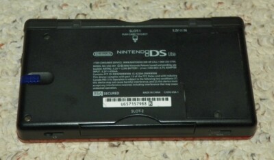 Nintendo DS Lite - Handheld Video Game System - Crimson Red