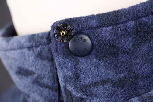 FILA Blue Vintage Fleece Anorak Jacket Size XL - Picture 8 of 13