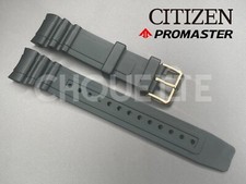 OEM Citizen Aqualand Promaster JP1093-11P Black Rubber Watch Strap with PINS