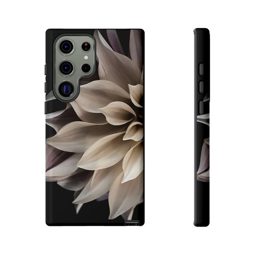 Tough Case For iPhone, Samsung Galaxy, Pixel, Cream Dahlia Flower Print - 第 183/223 張圖片