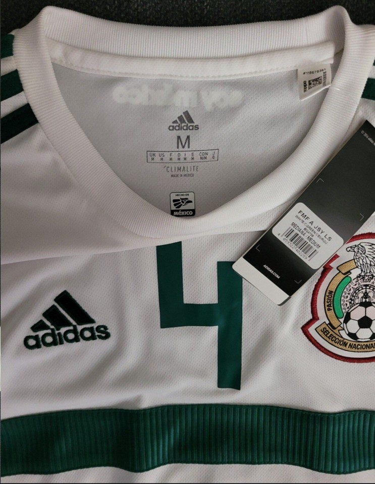 Rafael Marquez Mexico 2018 Away Long Sleeve Jersey W/Tags Size Medium