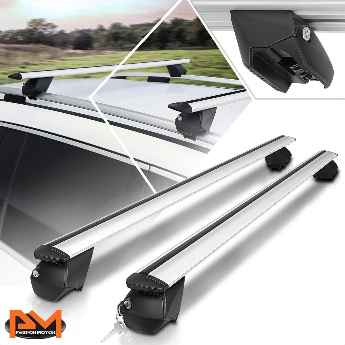 Round roof online rack cross bars