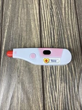 Kids White Pink Red Medical Center Thermometer Toy Toddler Baby Doctor