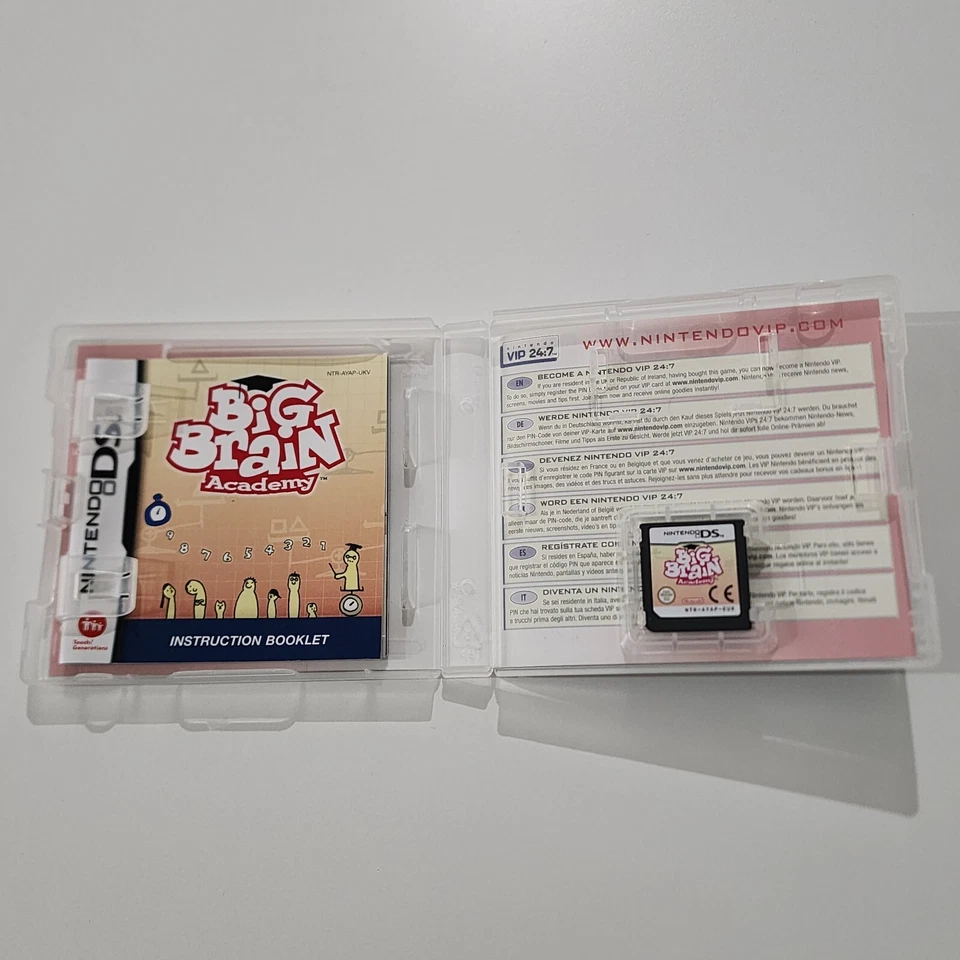 Big Brain Academy DS Lite Game Nintendo 2005 Tested Works + Box, Instructions - Image 3 of 4