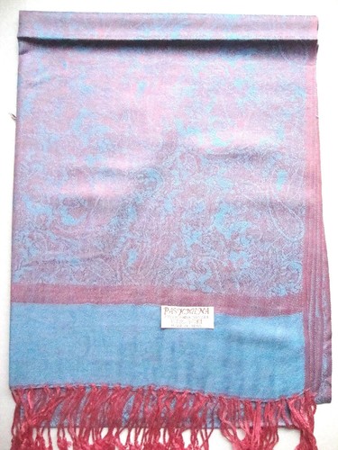 NEW Pashmina Winter Scarf Scarves Silk Pink Blue Floral Paisley Shawl Wrap Range - Picture 3 of 6