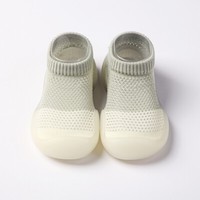 Newborn indoor Baby Shoes Toddler Cotton Soft Non-Slip Slippers Socks Sandals UK