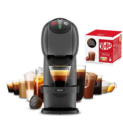 Krups KP243B.25 Dolce Gusto GENIO S Kaffeekapselmaschine inkl Dolce Gusto KitKat