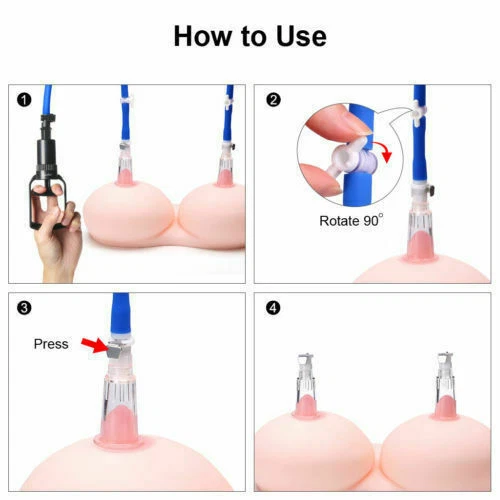 Bomba de vacío para pezón labial vagina clítoris pecho agrandador de succión hembra más grande Foto 4 de 4