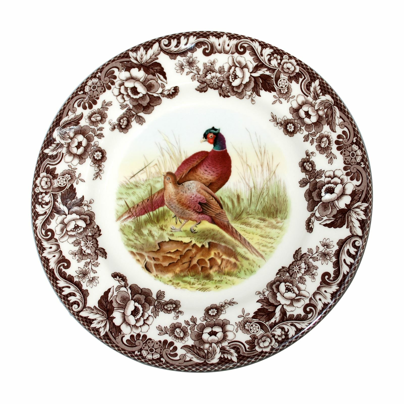 4 x Spode® Woodland Earthenware Collectibles Dining Dinner Plates 27cm