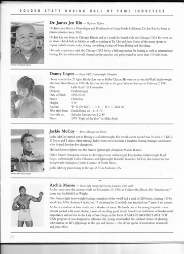 GOLDEN STATE BOXING HOF 2006 PROGRAMM - SUGAR RAY COVER,KEN NORTON AUTOGRAMM - Bild 3 von 3
