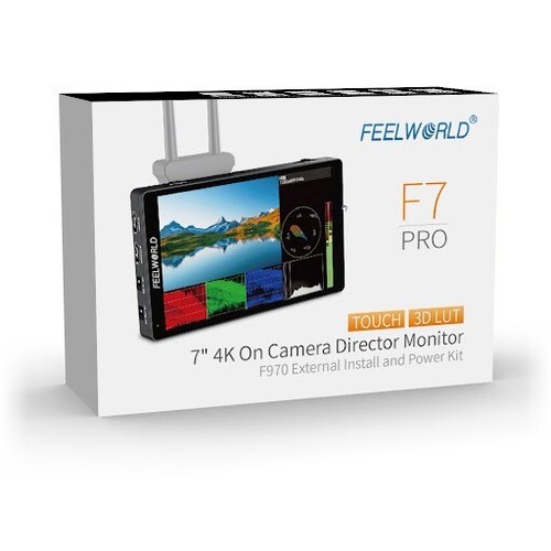FeelWorld F7 PRO 7" Touchscreen DSLR Camera Field Monitor HDR 4K HDMI 3D LUT - 第 1/8 張圖片
