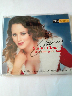 JASMIN - SANTA CLAUS is coming to town; Orig.Single +Remix 2001 / L.E.; sehr gut