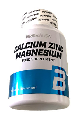 (49,23 /kg)BioTech USA 1 Dose Calcium Zinc Magnesium 100 Tabs(209gGesamt)