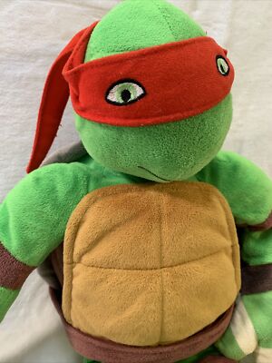 Buckle-Down Teenage Mutant Ninja Turtles Raphael Hundespielzeug – Plüsch Mit Quietscher, Rot