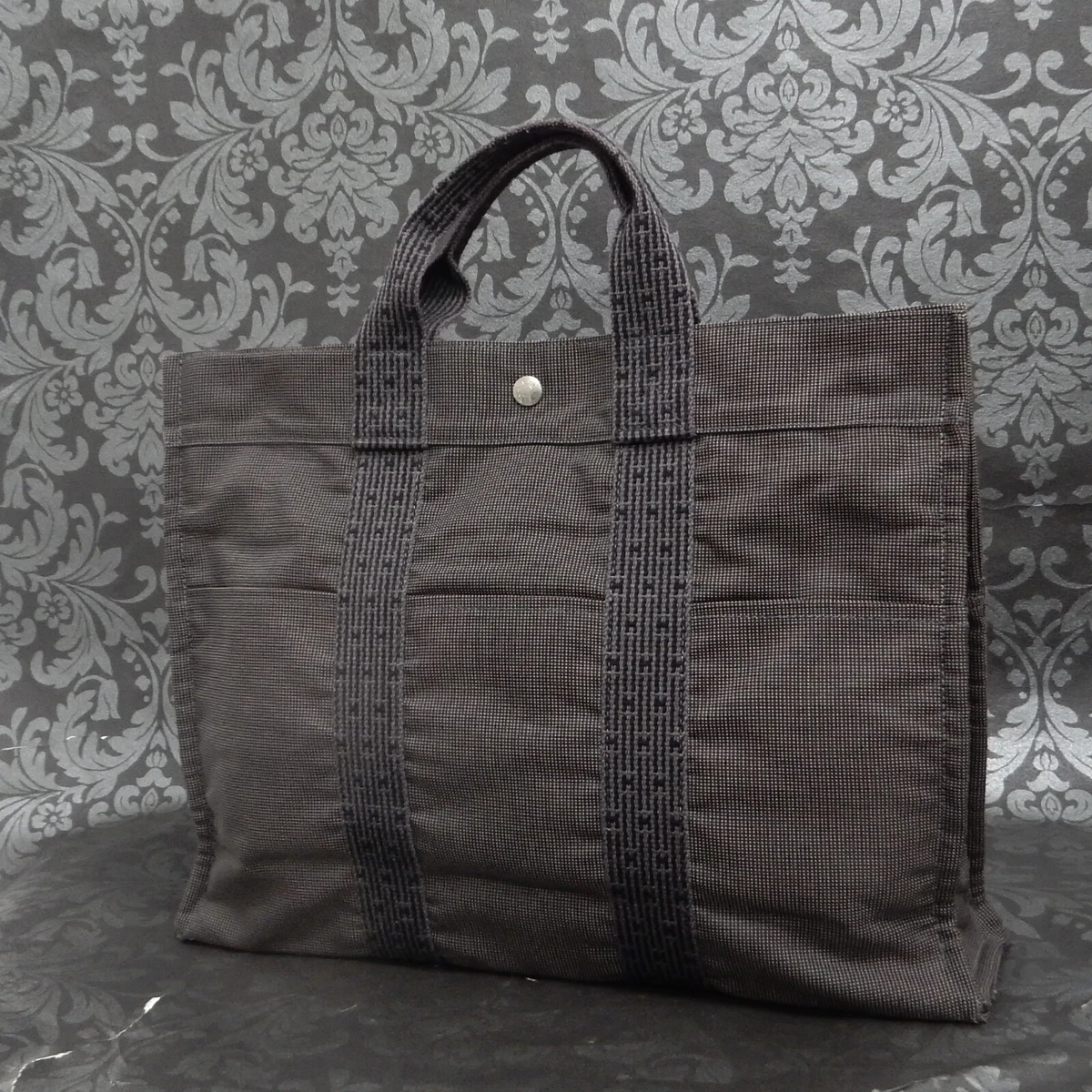 hermes canvas bag