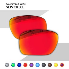 Wholesale POLARIZED Replacement Lens for-Oakley Sliver XL OO9341 Sunglasses Opt