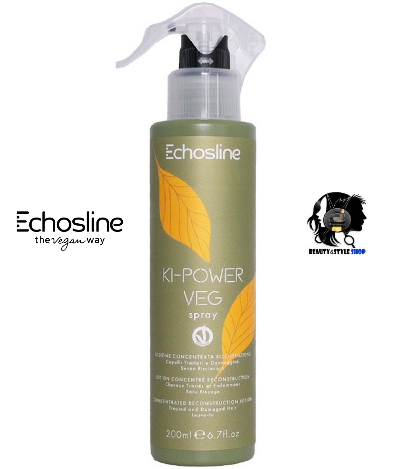 ECHOS LINE KI POWER LOZIONE CAPELLI DANNEGGIATI RICOSTRUZIONE 200ML ECHOSLINE