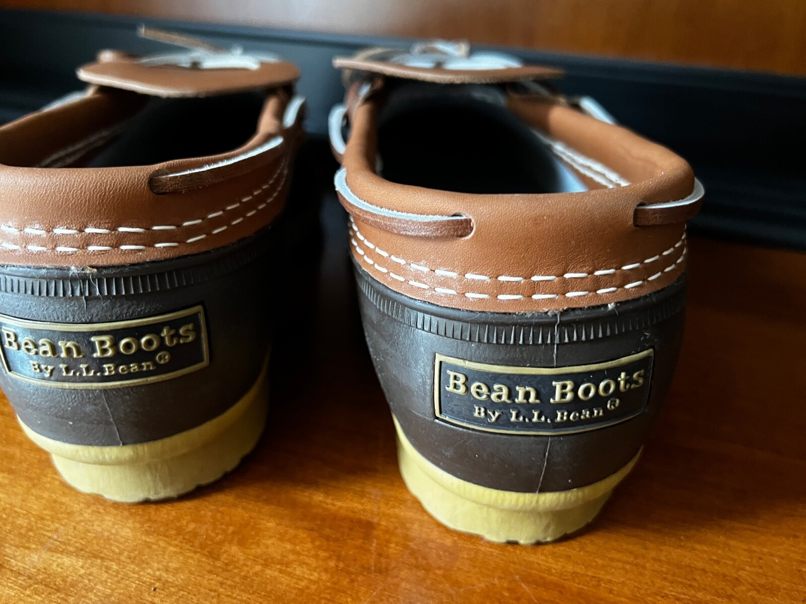 NEW L.L. Bean USA Men’s 11 Leather Low Duck Bean Boots Waterproof