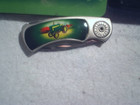 JOHN DEERE POCKET JACK KNIFE WITH CASE **No Lighter** stainless steel blade,barn — photo 2