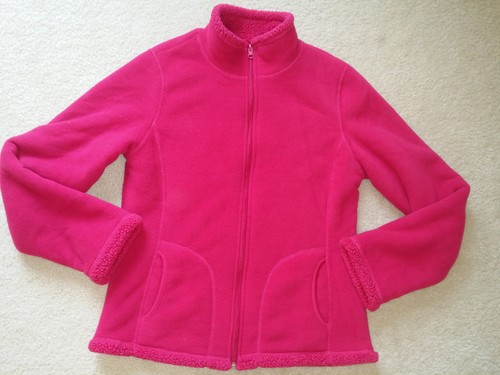 Faded Glory Women's Magenta Fire Zip Up 