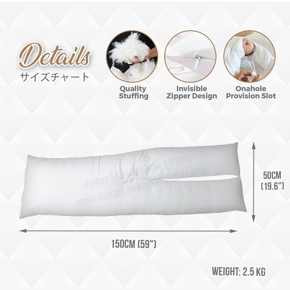 Custom Made Japanese Hugging Body 2LEG Split Pillow Dakimakura Cover