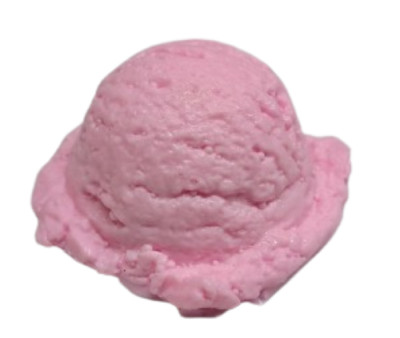 Display Fake Food Prop Scoop Of Strawberry Ice Cream