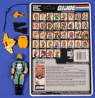 GI JOE WET-SUIT FIGURE 1986 COMPLETE WITH FULL BACKER CARD