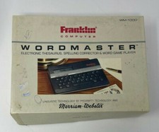 1980's Franklin Wordmaster Thesaurus and Spelling Corrector Word Game Player