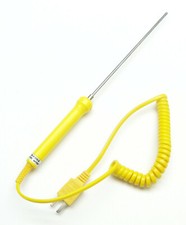 Digital Thermometer K-Type Thermocouple Stainless Steel Probe Sensor 1292°F TC3y