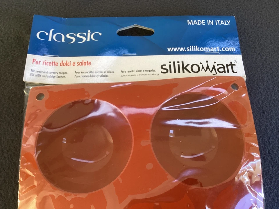 Silikomart Sf002  Silicone Half-Sphere Ø70 H x 35mm W & SF004 50 mm x 25 mm - Image 2 of 4