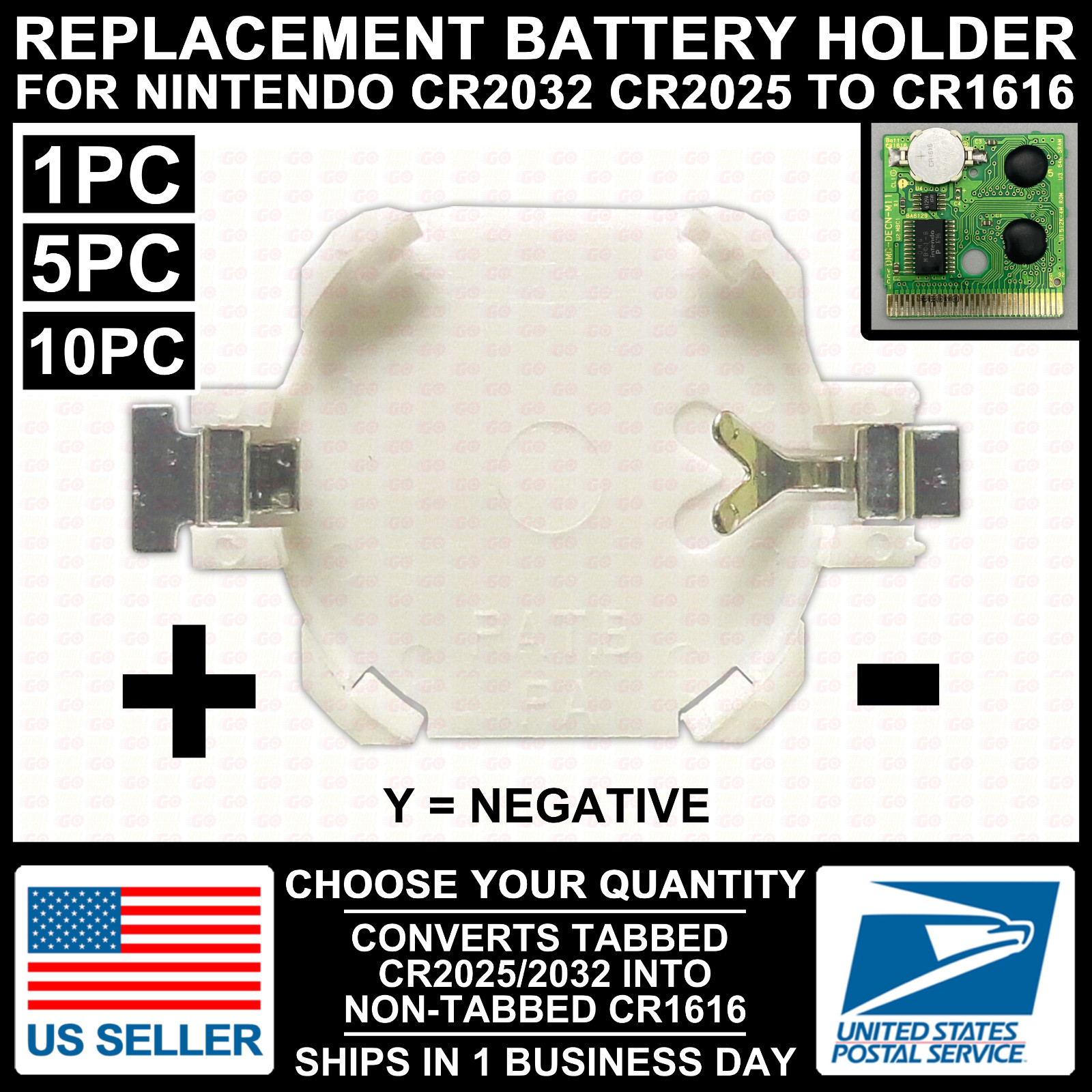 2032 BATTERY HOLDER