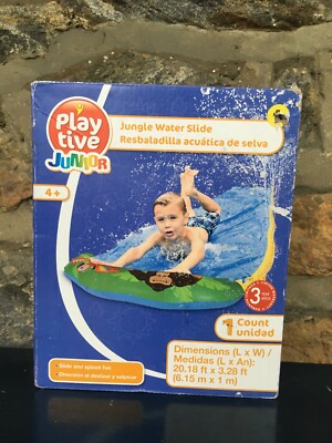 NEW Playtive Junior Jungle Water Slide 20-ft x 3-ft SEALED Vintage