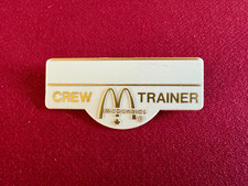 1980's, McDonald's (Canada) Employee Name Badge (Scarce / Vintage)