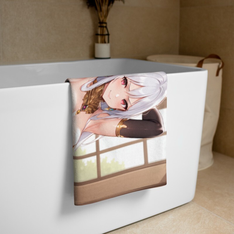 Anime Girl Beach Bath Towel Original Art Manga Sublimated Towels Hot ...