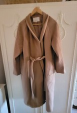 Lost Ink Midi Camel Coat, Size 20