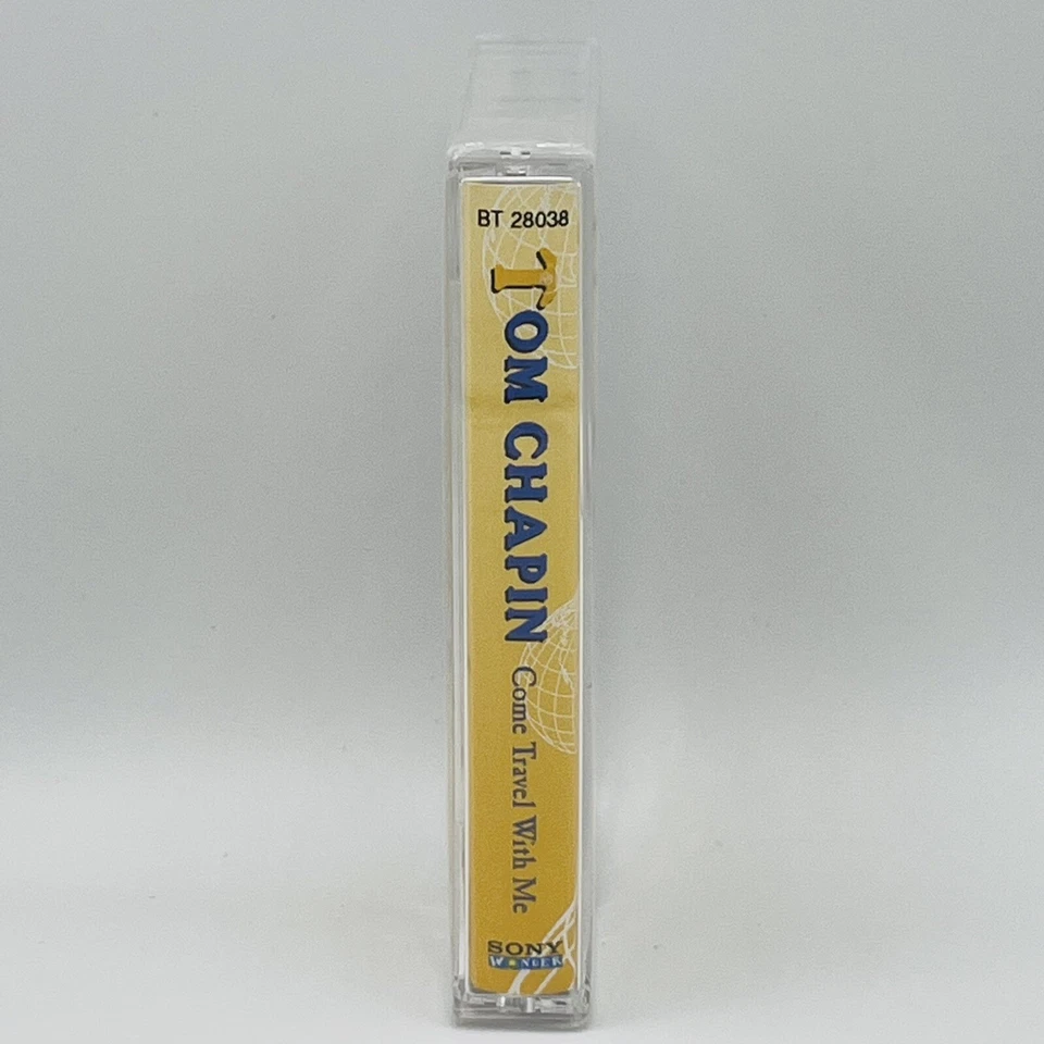 TOM CHAPIN Come Travel With Me SONY WONDER Vintage Promo Cassette Tape Sealed - Image 3 of 4