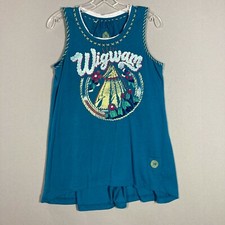 DOUBLE D RANCH Womens XS Embroidered Wigwam T...
