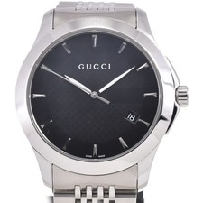 GUCCI G timeless 126.4 Date black Dial Quartz Unisex Watch N#145840