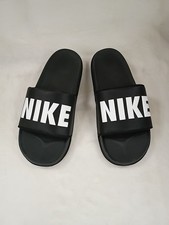 NIKE Offcourt Slides Men s Black White Comfort Sandals Size 11 NWOT