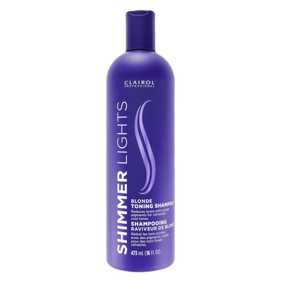 Shimmer Lights Purple Shampoo| Neutralizes Brass & Yellow Tones | for Blonde, Si