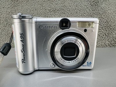 Canon PowerShot A95 Digital Camera 5 MP - Parts Or Repair Only | eBay