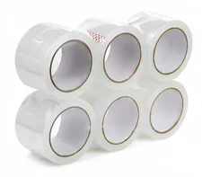 3-inch x 110-yard transparent packaging tape, with refill pack, carton sealing 