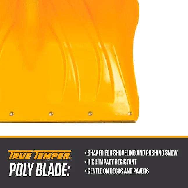 TrueTemper174; 1651200 19" Poly Combo Snow Shovel W/ Steel VersaGrip174; Handle - Image 3 of 3
