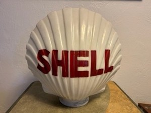 Vintage Shell Gas Pump Globe--This is an original, not a reproduction