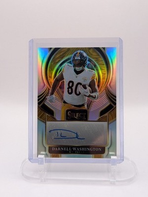 2025 Panini Select - Darnell Washington Auto Silver Prizm #SP-DWN Steelers