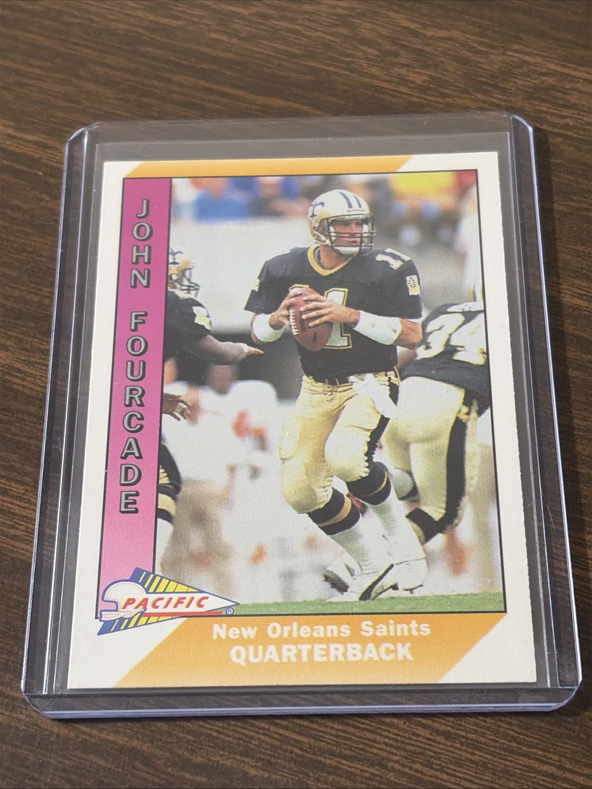 1991 Pacific - John Fourcade #324 New Orleans Saints