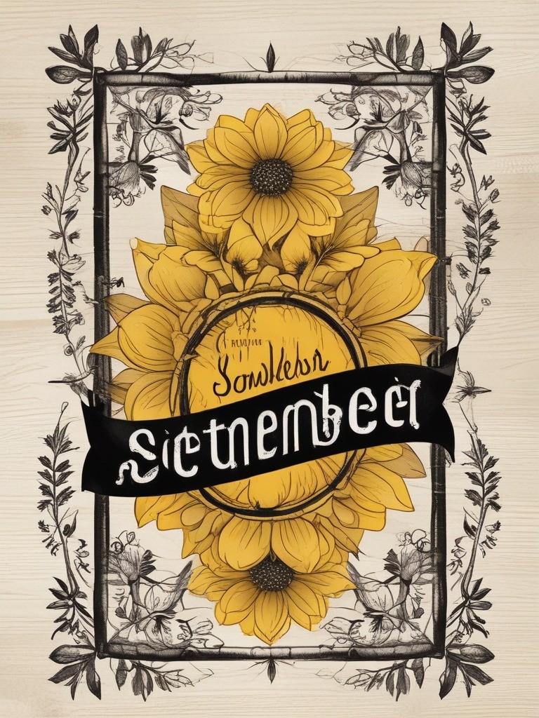birth-flower-september-mustard-yellow-botanical-floral-decor-gift-a4