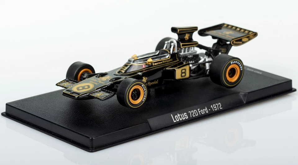 Lotus 72D Emerson Fittipaldi 1972 Scala 1:43 Sponsor JPS Modellino Formula 1 F1 - Immagine 3 di 4