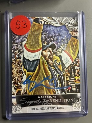 2024 UPPER DECK THE CUP #SR-MS MARK STONE SIGNATURE RENDITIONS AUTO